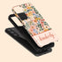 Custom Name Boho Chic Paradise Floral Galaxy Case